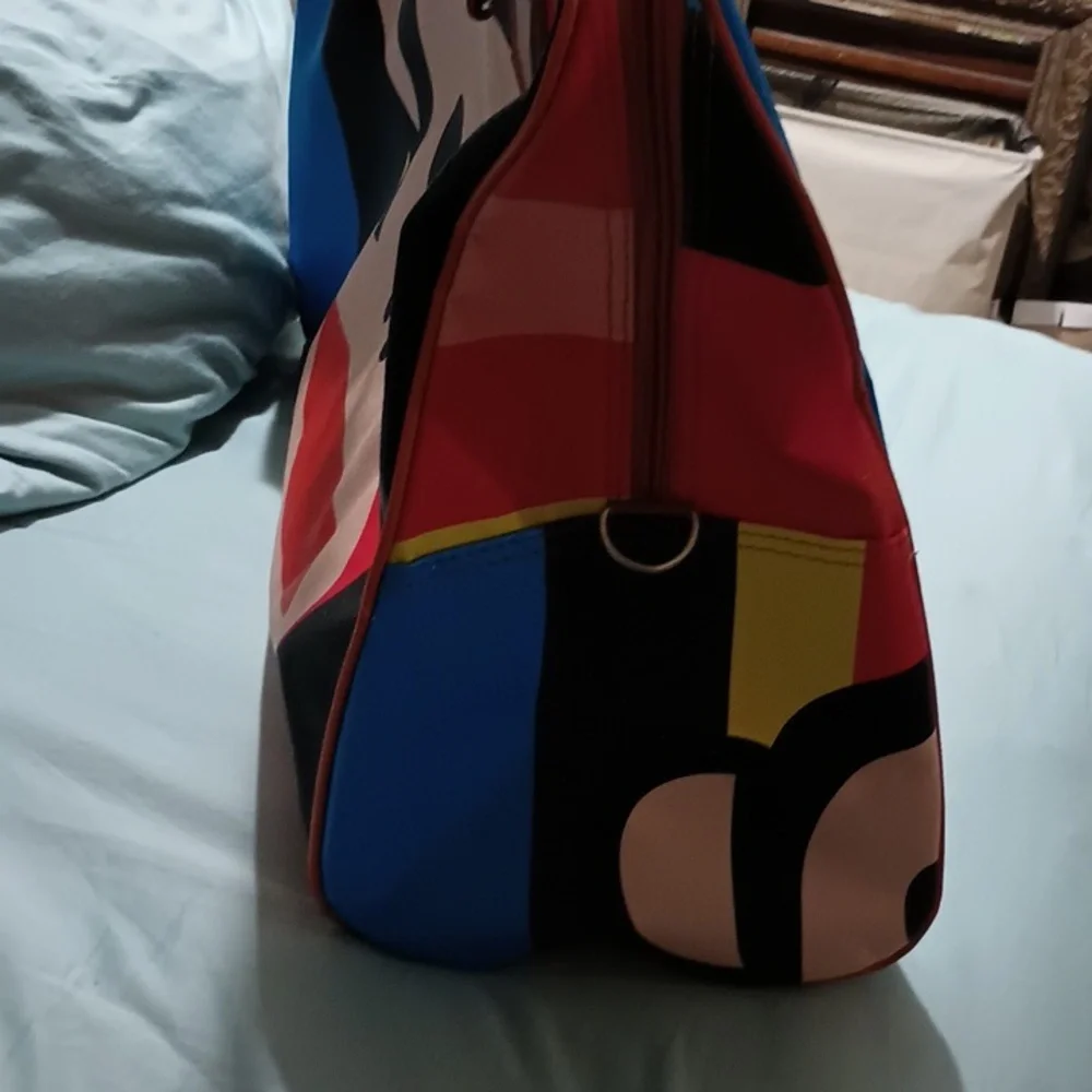 Paul Frank Colorful Monkey Print Bag